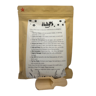 Free gift - Happy Feet magnesium Salt Foot Soak!